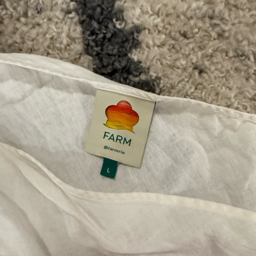 FARM Rio White One-Shoulder Top - Picture 2 of 2